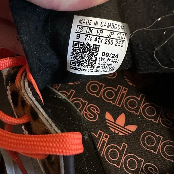 Adidas Leopard print trainers SL 72 - Picture 2 of 4